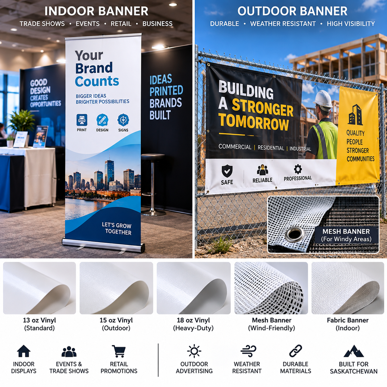 Choosing an Indoor or Outdoor Banner