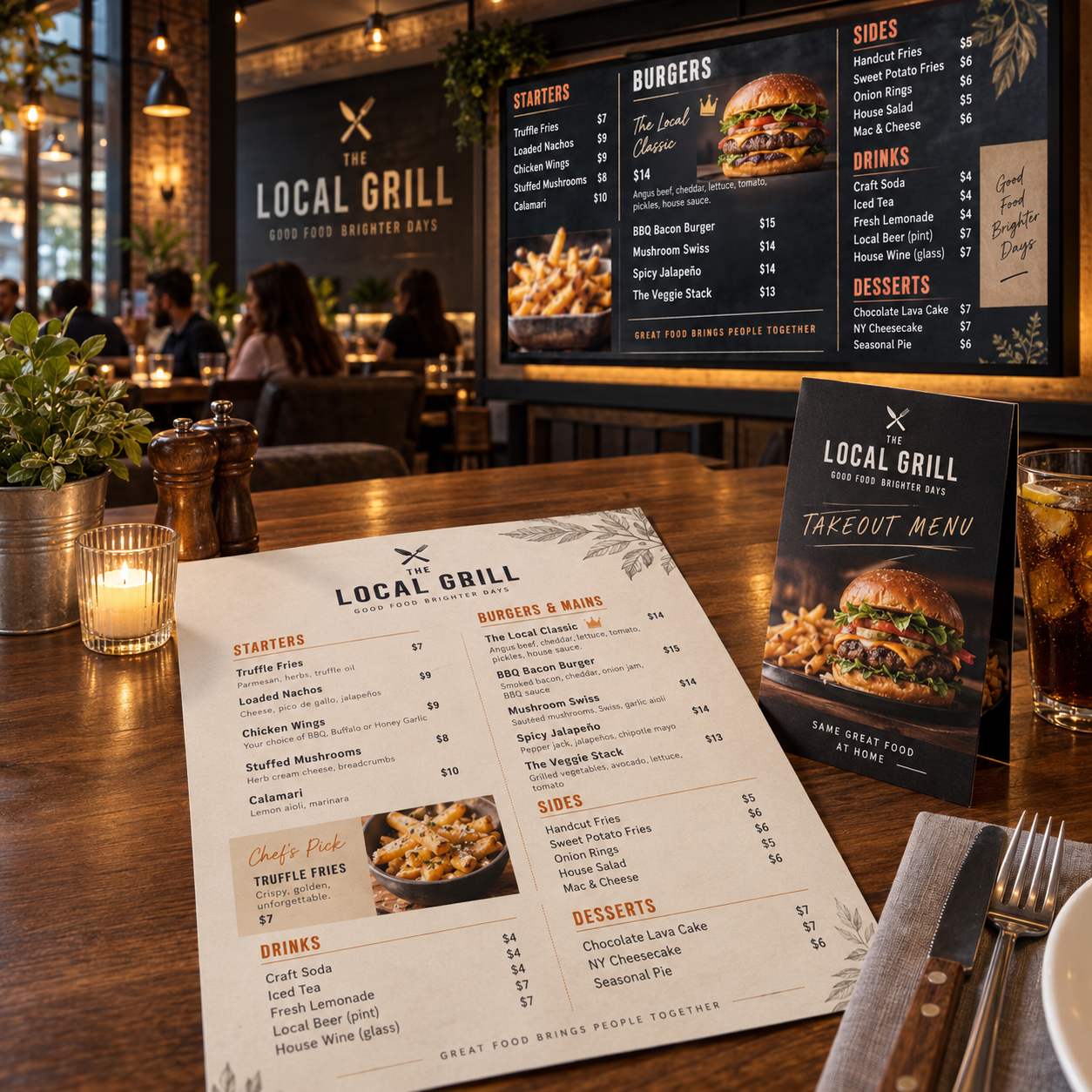 Menus